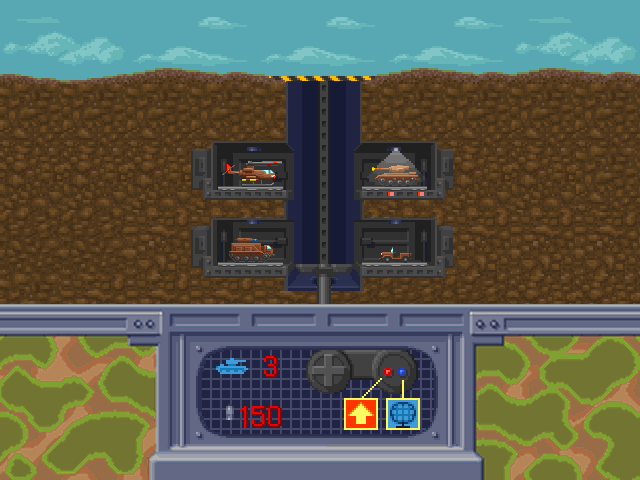 Bunker vehicle select